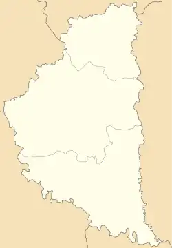 Krohulets is located in Ternopil Oblast