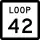 State Highway Loop 42 marker