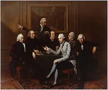 The Board of Teylers Foundation, 1786.