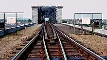 View heading north across the Boyne Viaduct