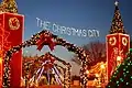 Annual holiday light display on Taunton Green