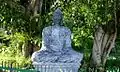 The Gautam Buddha Statue - Japanese Garden Chandigarh