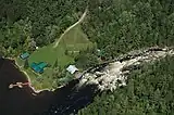 The Kipawa River Lodge at the mouth of the Kipawa River. It was the site for the movie The Silent Enemy.