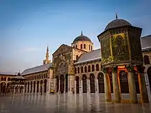 image of The Umayyad Mosque which was built on the site of a former church