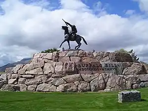 Gertrude Vanderbilt Whitney, Buffalo Bill - The Scout, 1924, commemorating Buffalo Bill in Cody, Wyoming