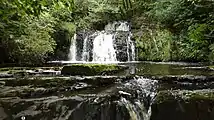 The waterfall at Gortclohy.