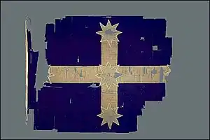 The original Eureka flag - the Southern Cross