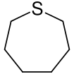 Structure of thiepane