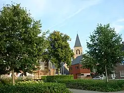 View on the village centre