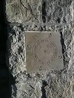 Time is a Gift, one of several plaques at the top of Table Mountain