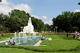 Monument to the Unknown Soldier in the Anton Scudier Central Park