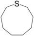 Structure of thionane