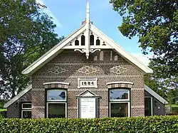 Toll-house in Peizerwold  The sign reads: horse and wagon: 4 ct; bicycles: 1 ct; cars: 10 ct