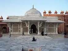 The Tomb of Salim Chisti at Fatehpur Sikri near Agra.