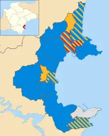 2011 results map