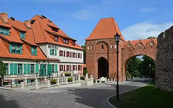 Castle tower and mill