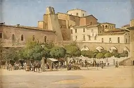 The square in Sulmona