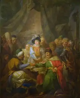 ''Treaty of Khotyn'', by Marcello Bacciarelli