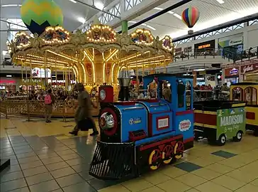 Inside Albrook Mall's main food court