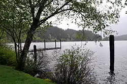 View from the Lane County park at the lake