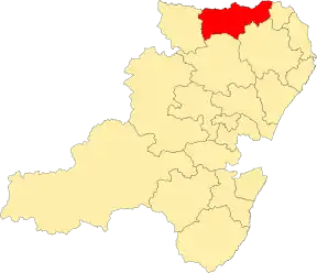 Location of the ward