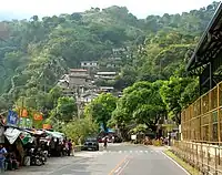 View from Kennon Road at Camp 3 in Tuba