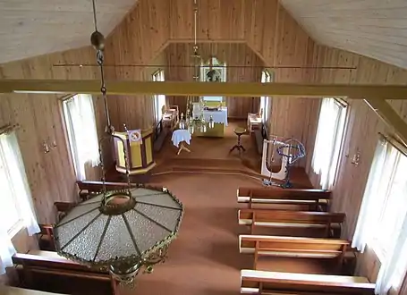 View of the interior