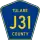 County Road J31 marker