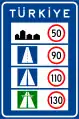 General speed limits