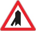 Merging traffic on left