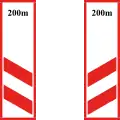 Countdown marker (200m)