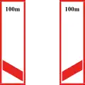 Countdown marker (100m)