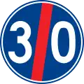 End of minimum speed