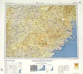 Map including Nanri Island (labeled as Nan-jih Tao (Lam Yit)) (AMS, 1954)