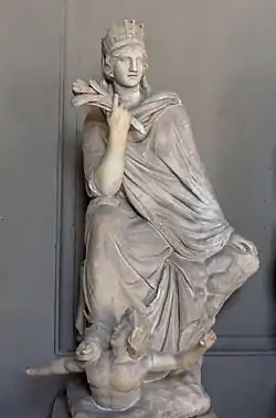 Roman copy of a bronze by Eutychides, Galleria dei Candelabri, Vatican Museums