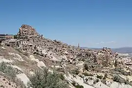 View of Uçhisar Castle