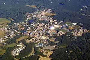 The University of Connecticut's main campus, in Storrs.