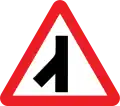 Traffic merges from the left (1965–1994)