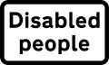 Disabled people