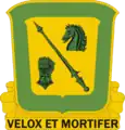 18th Cavalry Regiment"Velox Et Mortifer"(Swift and Deadly)