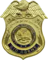 Former badge of a Criminal Investigation Command CID Agent