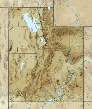 Naomi Peak is located in Utah