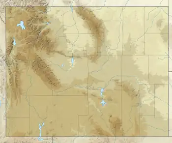 Colter Peak is located in Wyoming