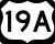 U.S. Highway 19A marker