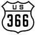 U.S. Route 366 marker