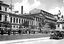 The old University of Bucharest building