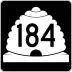 State Route 184 marker