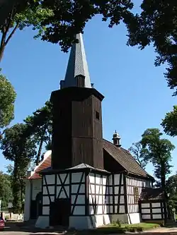 Parish church of St. Michael, built in 1749.