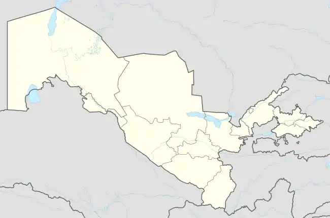 Xurramobod is located in Uzbekistan