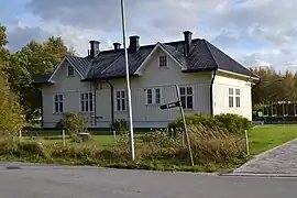 Station building pictured from Asemantie